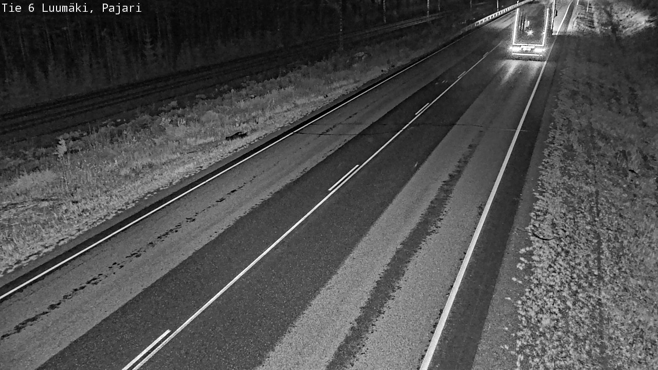 Weather Camera Image Road 6 Luumäki Pajari, Luumäki, Etelä-Karjala