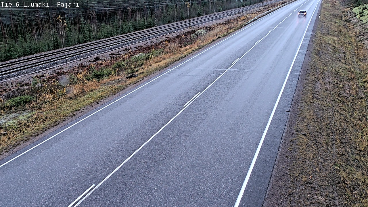 Weather Camera Image Road 6 Luumäki Pajari, Luumäki, Etelä-Karjala