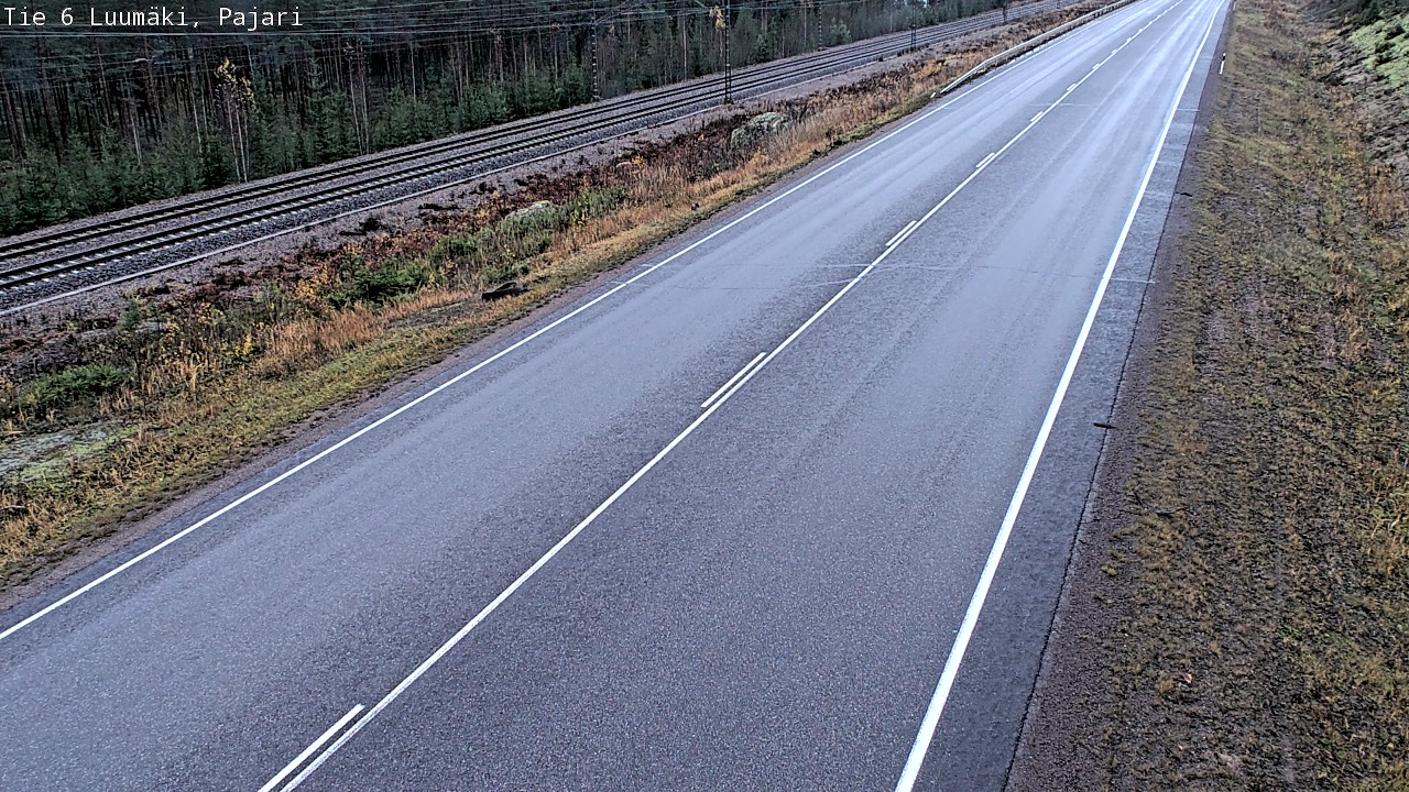 Weather Camera Image Road 6 Luumäki Pajari, Luumäki, Etelä-Karjala