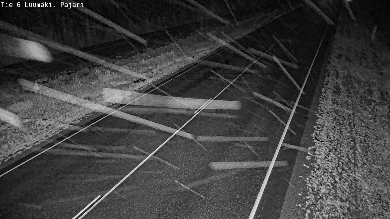 Weather Camera Image Road 6 Luumäki Pajari, Luumäki, Etelä-Karjala