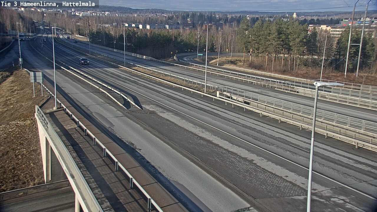 Weather Camera Image Väg 3 Tavastehus, Hattelmala, Hämeenlinna, Kanta-Häme