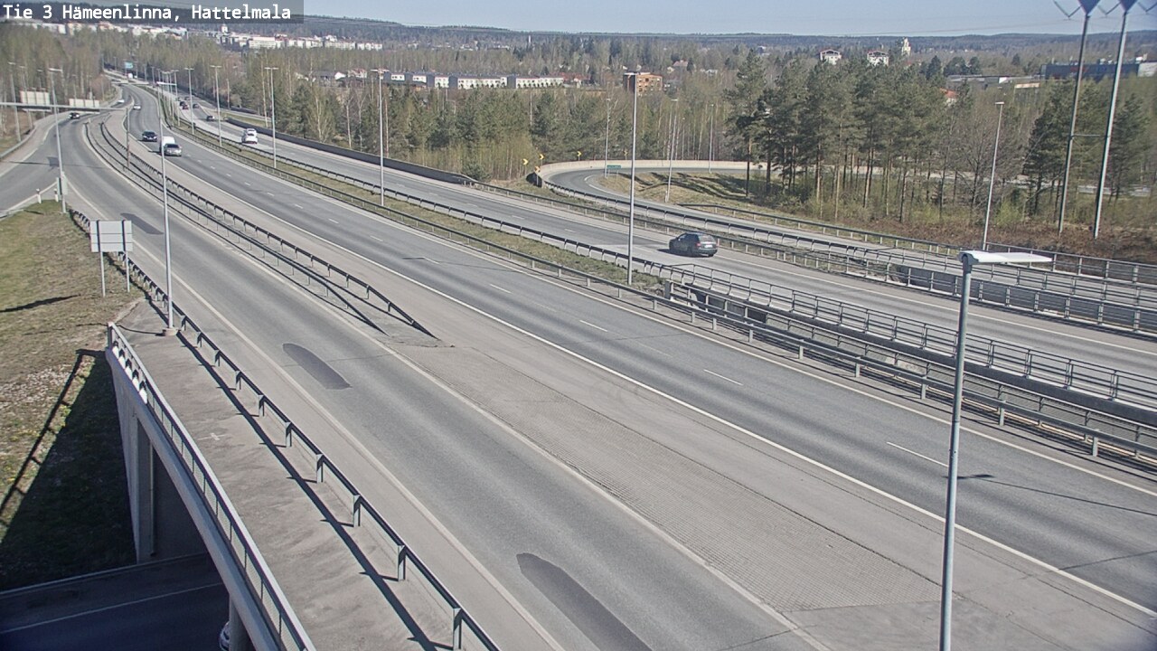 Kelikamerat Kuva Tie 3 Hämeenlinna, Hattelmala, Hämeenlinna, Kanta-Häme