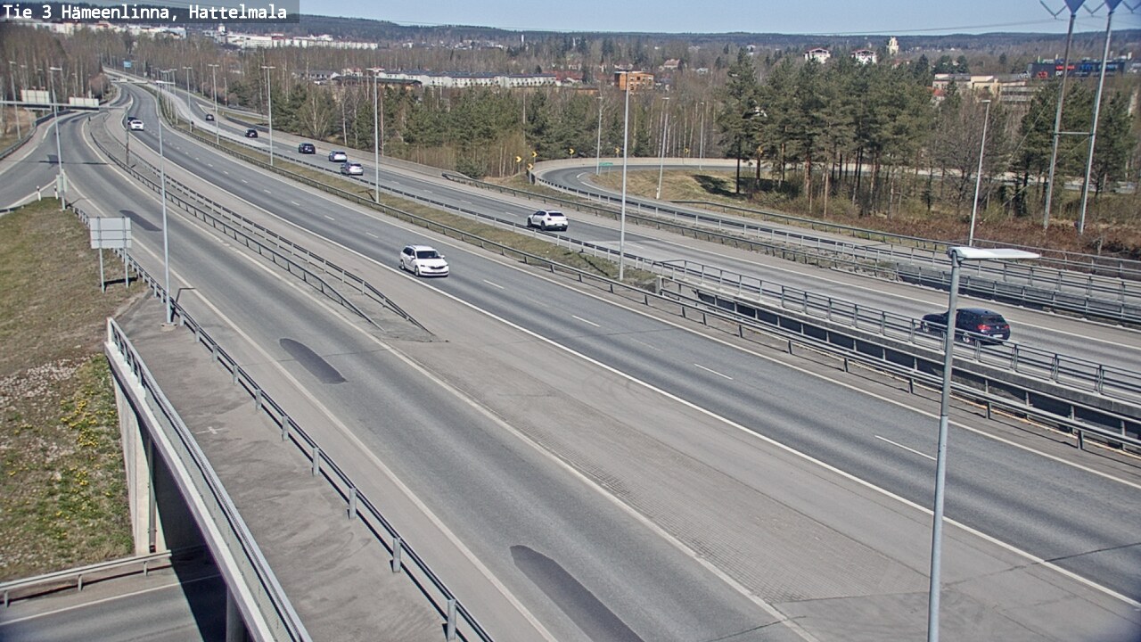 Weather Camera Image Road 3 Hämeenlinna, Hattelmala, Hämeenlinna, Kanta-Häme