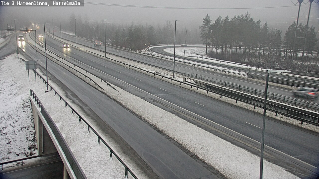 Weather Camera Image Väg 3 Tavastehus, Hattelmala, Hämeenlinna, Kanta-Häme