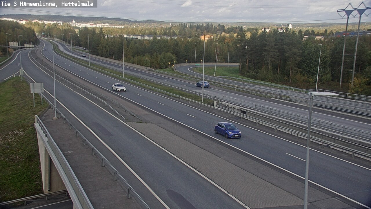 Weather Camera Image Väg 3 Tavastehus, Hattelmala, Hämeenlinna, Kanta-Häme