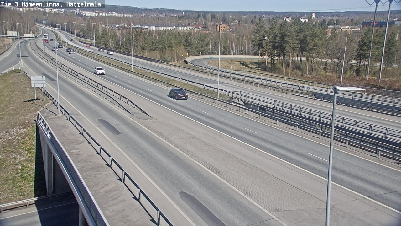 Weather Camera Image Road 3 Hämeenlinna, Hattelmala, Hämeenlinna, Kanta-Häme