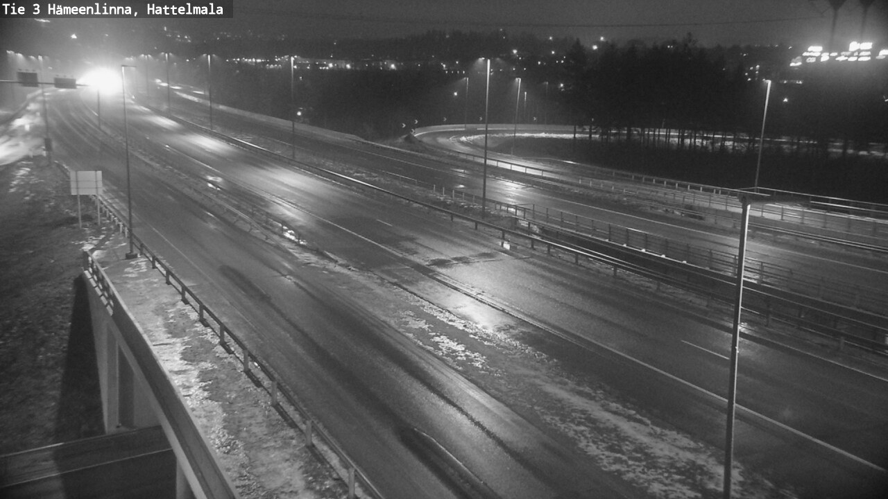 Weather Camera Image Road 3 Hämeenlinna, Hattelmala, Hämeenlinna, Kanta-Häme