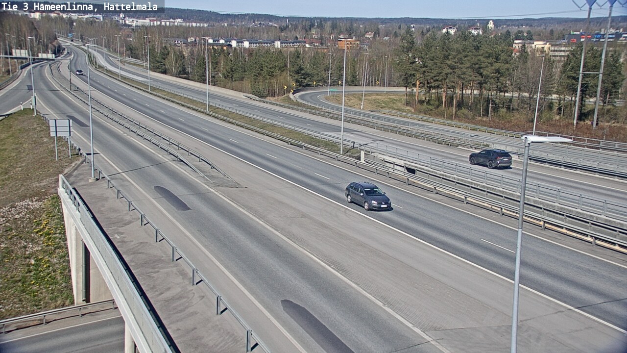 Weather Camera Image Road 3 Hämeenlinna, Hattelmala, Hämeenlinna, Kanta-Häme