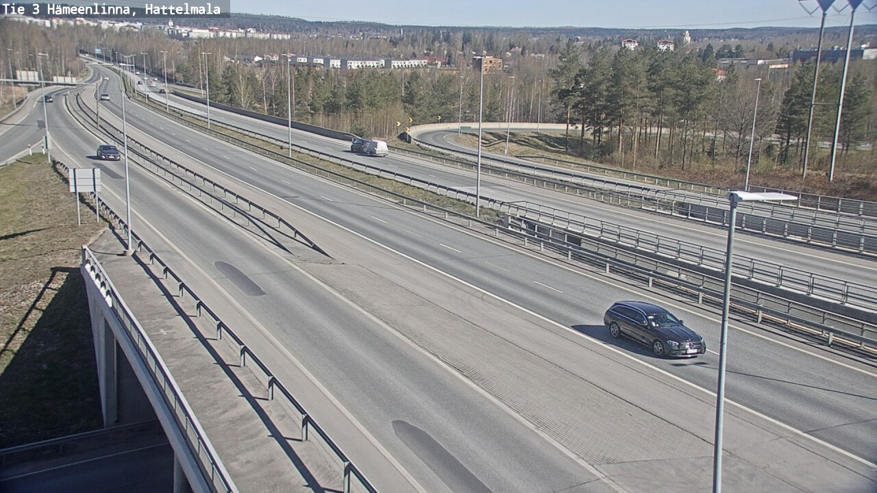 Weather Camera Image Road 3 Hämeenlinna, Hattelmala, Hämeenlinna, Kanta-Häme