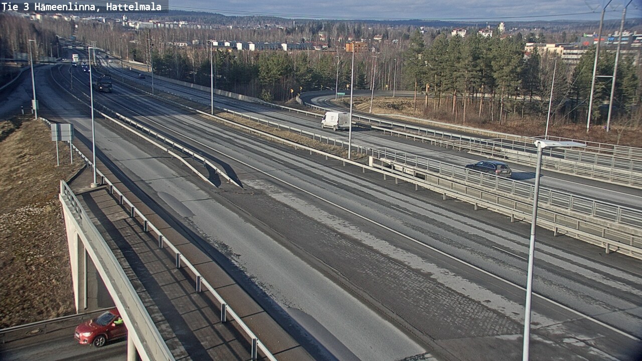Weather Camera Image Väg 3 Tavastehus, Hattelmala, Hämeenlinna, Kanta-Häme