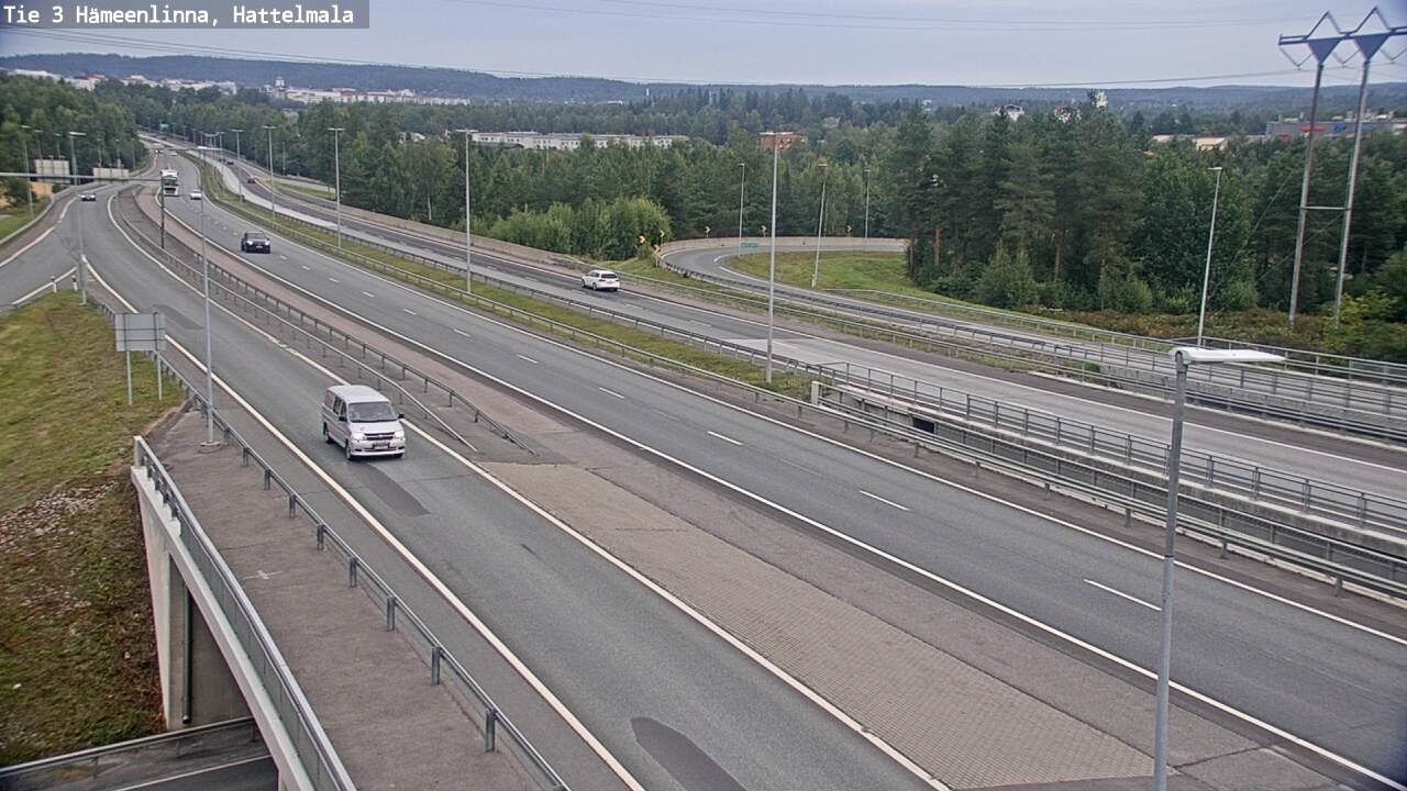 Weather Camera Image Road 3 Hämeenlinna, Hattelmala, Hämeenlinna, Kanta-Häme