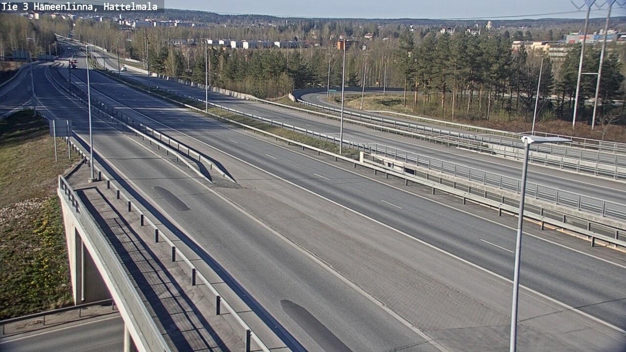 Weather Camera Image Road 3 Hämeenlinna, Hattelmala, Hämeenlinna, Kanta-Häme