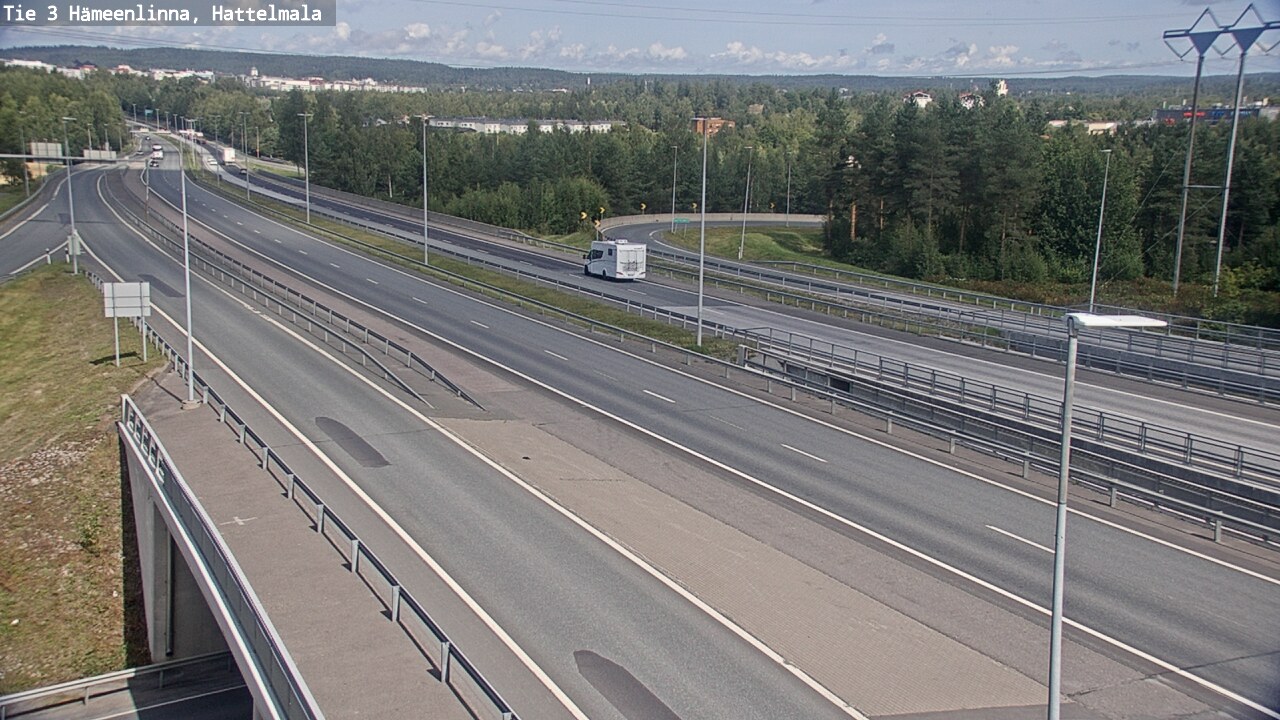 Kelikamerat Kuva Tie 3 Hämeenlinna, Hattelmala, Hämeenlinna, Kanta-Häme