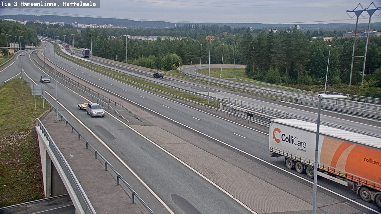 Weather Camera Image Road 3 Hämeenlinna, Hattelmala, Hämeenlinna, Kanta-Häme
