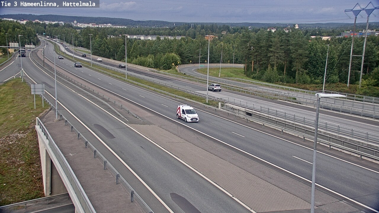 Weather Camera Image Road 3 Hämeenlinna, Hattelmala, Hämeenlinna, Kanta-Häme
