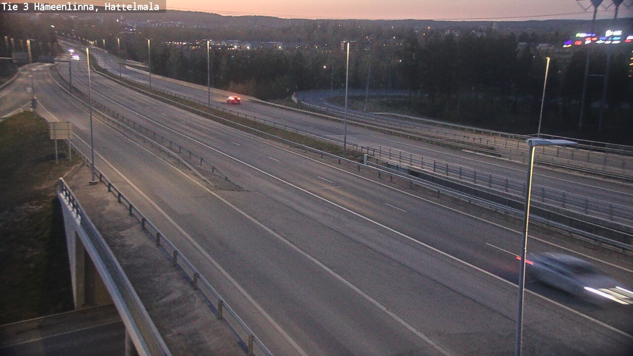 Weather Camera Image Road 3 Hämeenlinna, Hattelmala, Hämeenlinna, Kanta-Häme