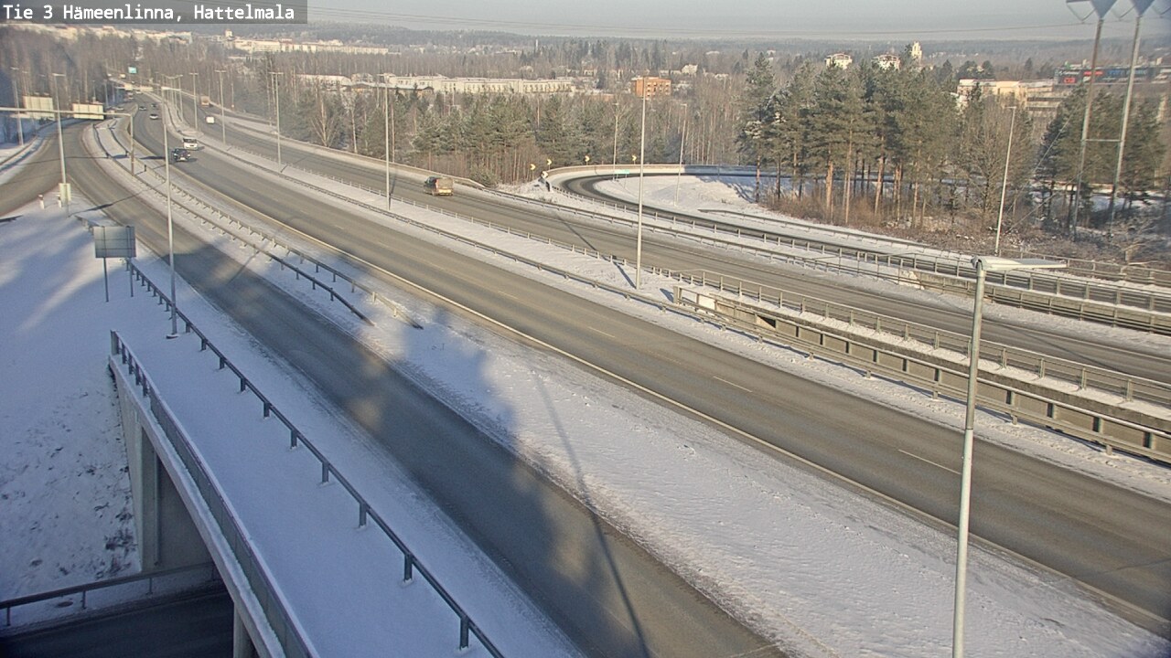 Weather Camera Image Road 3 Hämeenlinna, Hattelmala, Hämeenlinna, Kanta-Häme