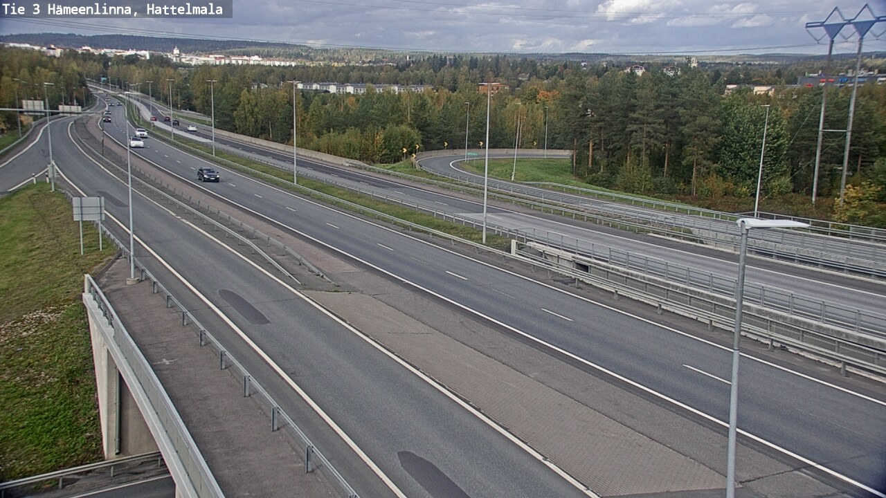 Weather Camera Image Road 3 Hämeenlinna, Hattelmala, Hämeenlinna, Kanta-Häme