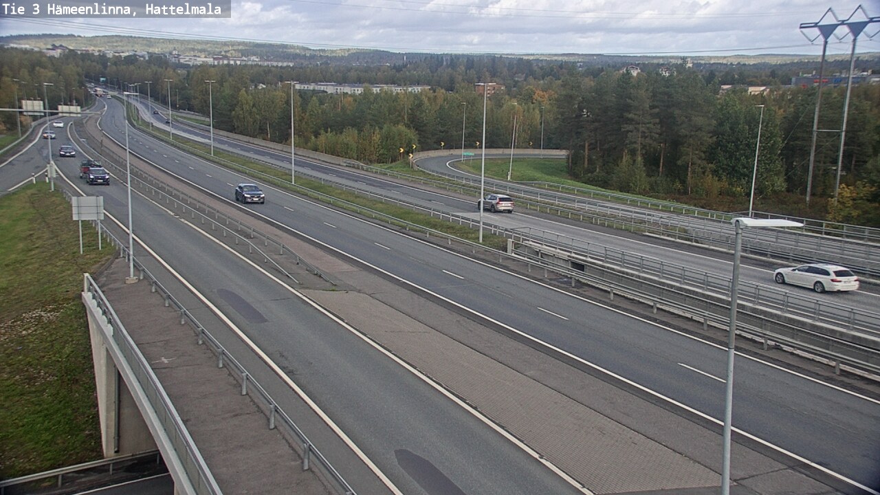 Weather Camera Image Väg 3 Tavastehus, Hattelmala, Hämeenlinna, Kanta-Häme