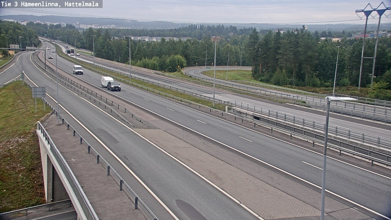 Weather Camera Image Road 3 Hämeenlinna, Hattelmala, Hämeenlinna, Kanta-Häme