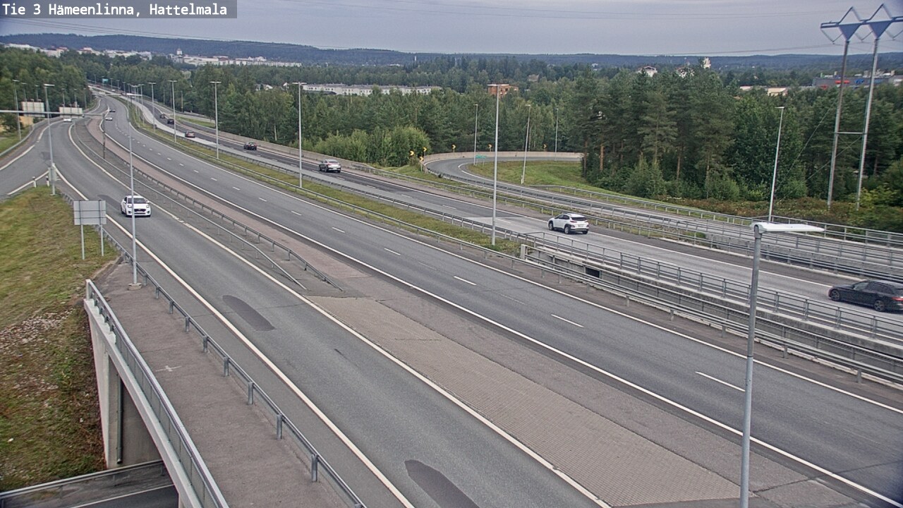Weather Camera Image Road 3 Hämeenlinna, Hattelmala, Hämeenlinna, Kanta-Häme