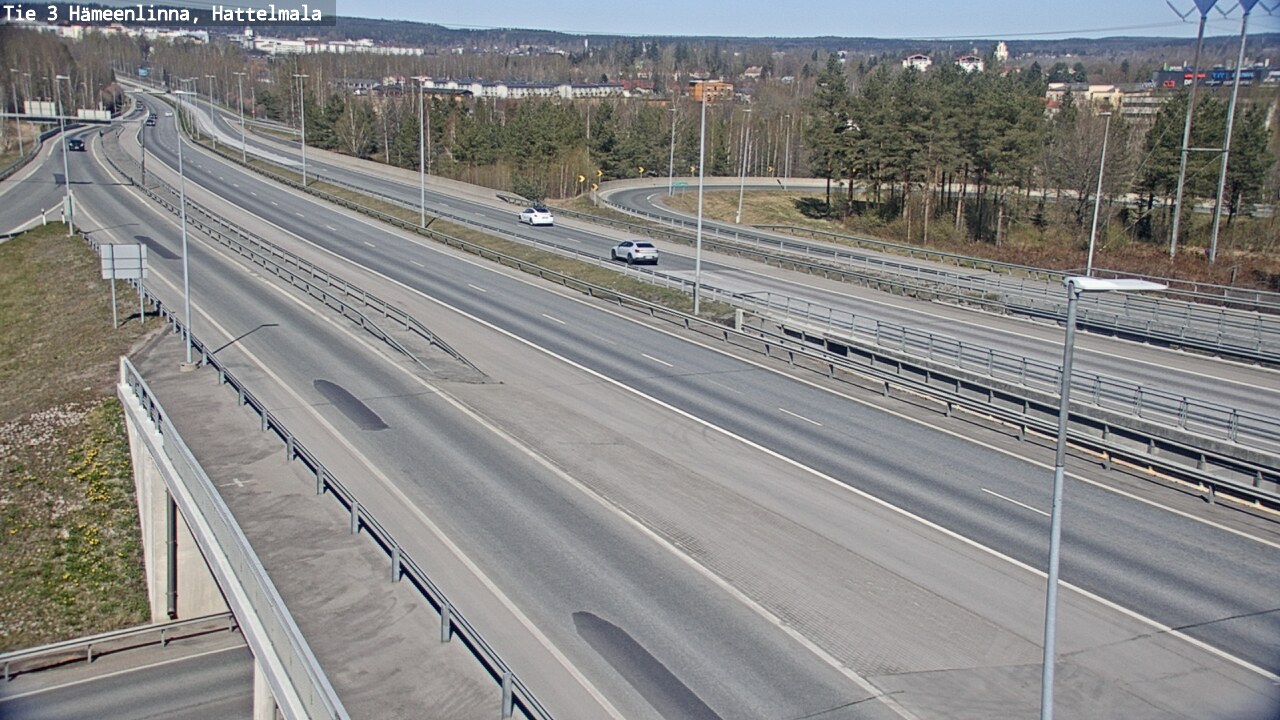 Weather Camera Image Road 3 Hämeenlinna, Hattelmala, Hämeenlinna, Kanta-Häme