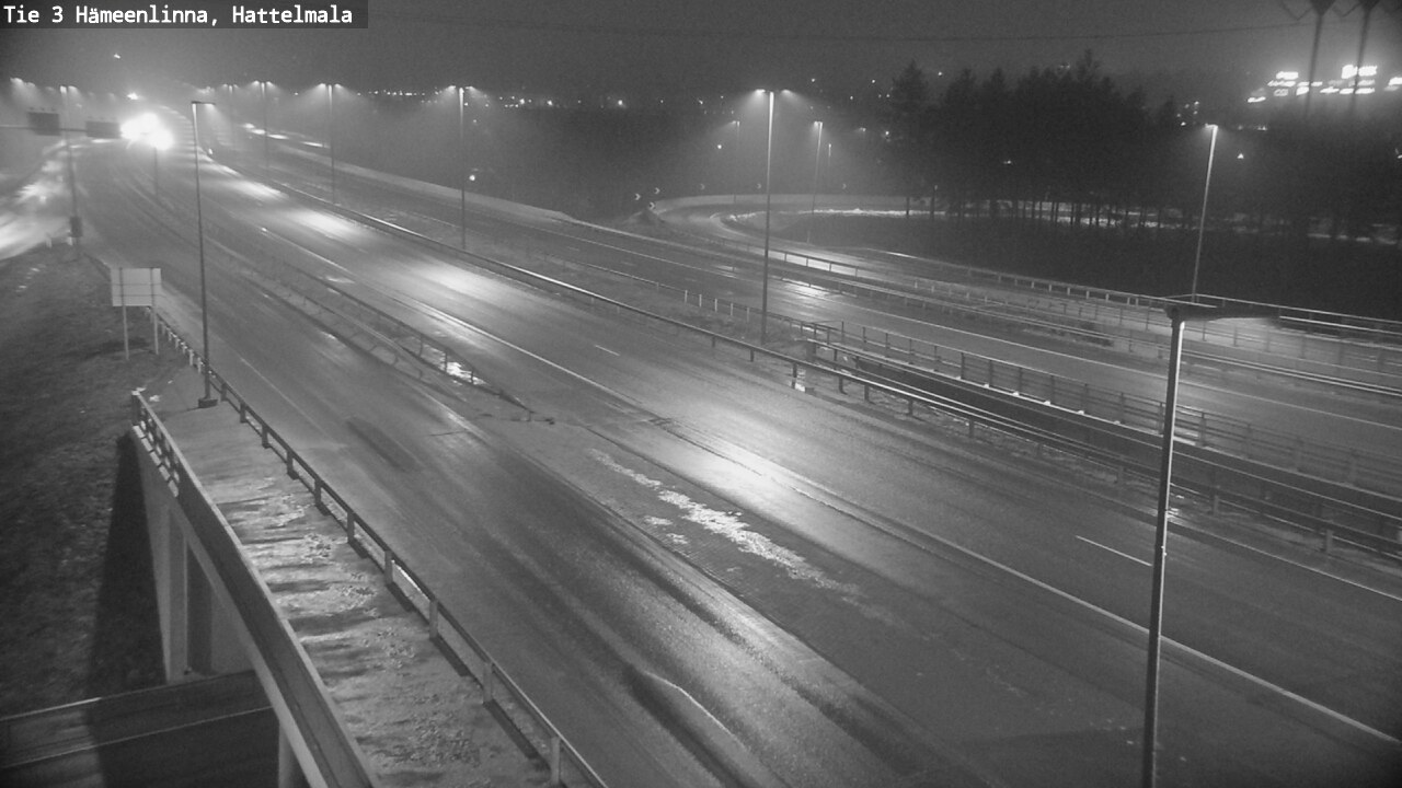 Weather Camera Image Road 3 Hämeenlinna, Hattelmala, Hämeenlinna, Kanta-Häme