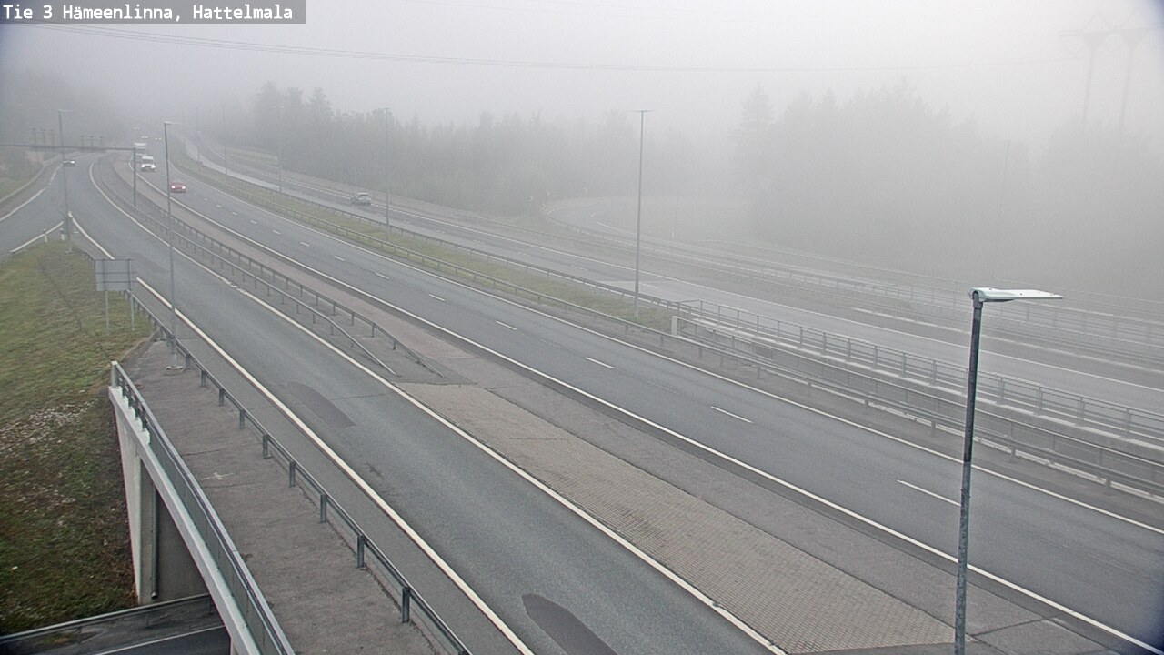 Weather Camera Image Road 3 Hämeenlinna, Hattelmala, Hämeenlinna, Kanta-Häme
