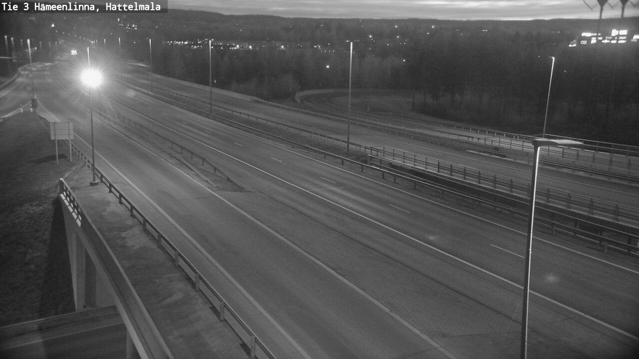 Weather Camera Image Road 3 Hämeenlinna, Hattelmala, Hämeenlinna, Kanta-Häme