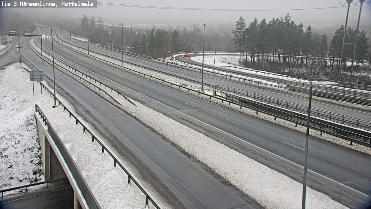 Weather Camera Image Väg 3 Tavastehus, Hattelmala, Hämeenlinna, Kanta-Häme