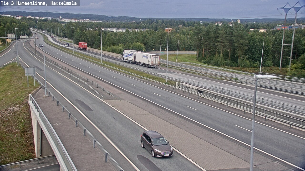 Weather Camera Image Road 3 Hämeenlinna, Hattelmala, Hämeenlinna, Kanta-Häme