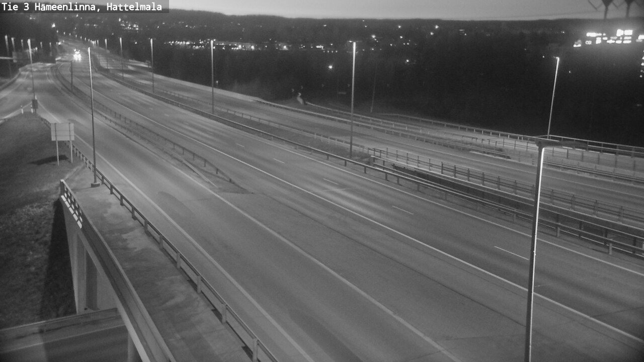 Weather Camera Image Road 3 Hämeenlinna, Hattelmala, Hämeenlinna, Kanta-Häme