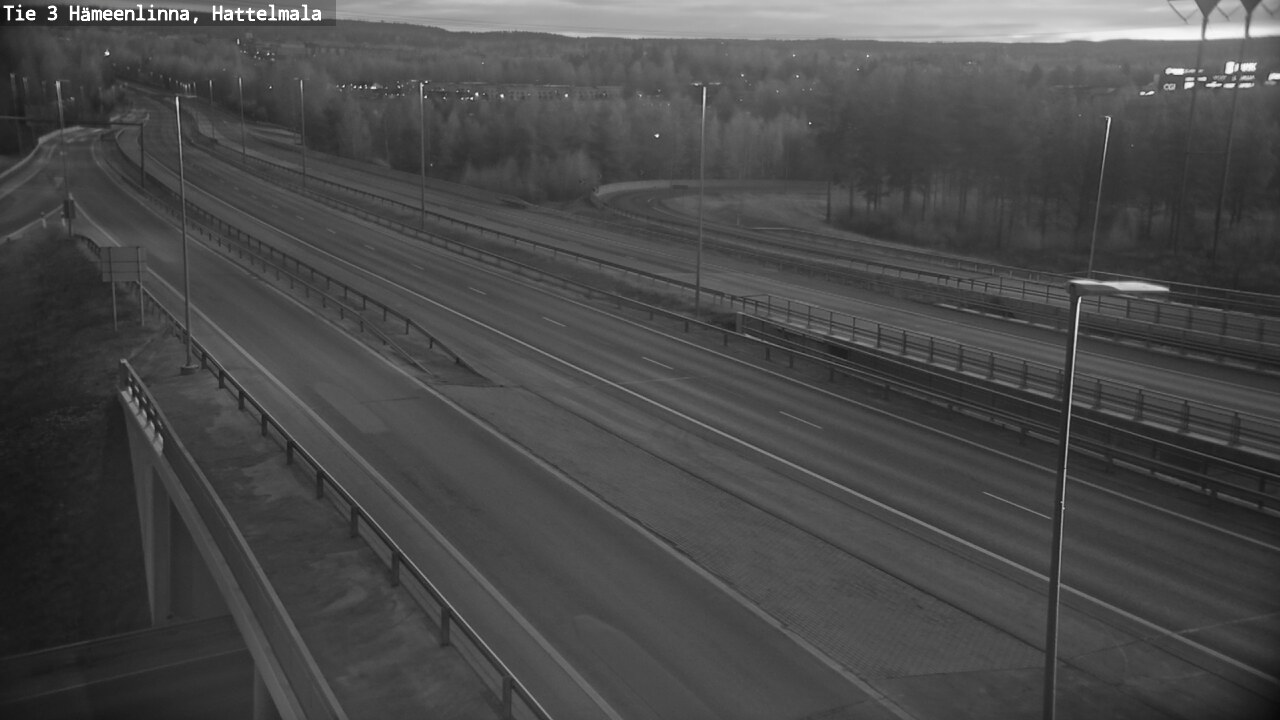 Weather Camera Image Road 3 Hämeenlinna, Hattelmala, Hämeenlinna, Kanta-Häme