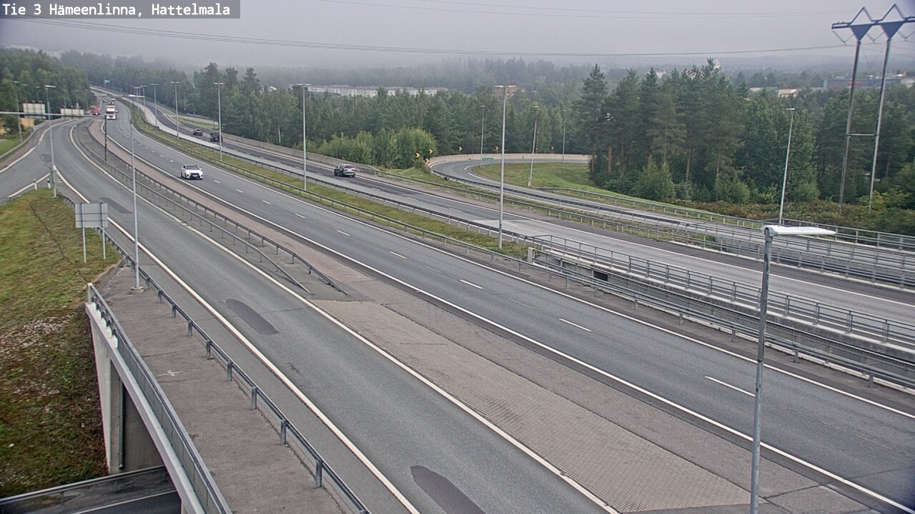 Weather Camera Image Road 3 Hämeenlinna, Hattelmala, Hämeenlinna, Kanta-Häme