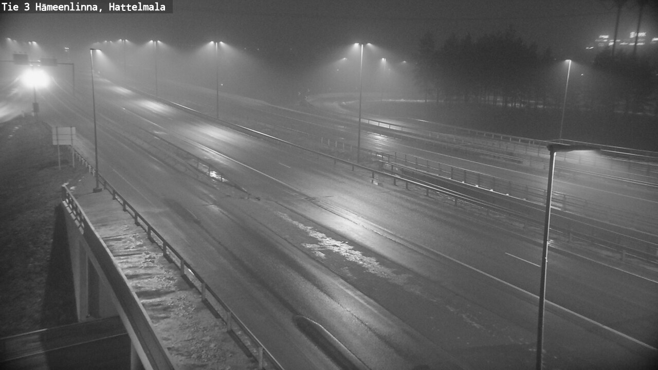 Weather Camera Image Road 3 Hämeenlinna, Hattelmala, Hämeenlinna, Kanta-Häme