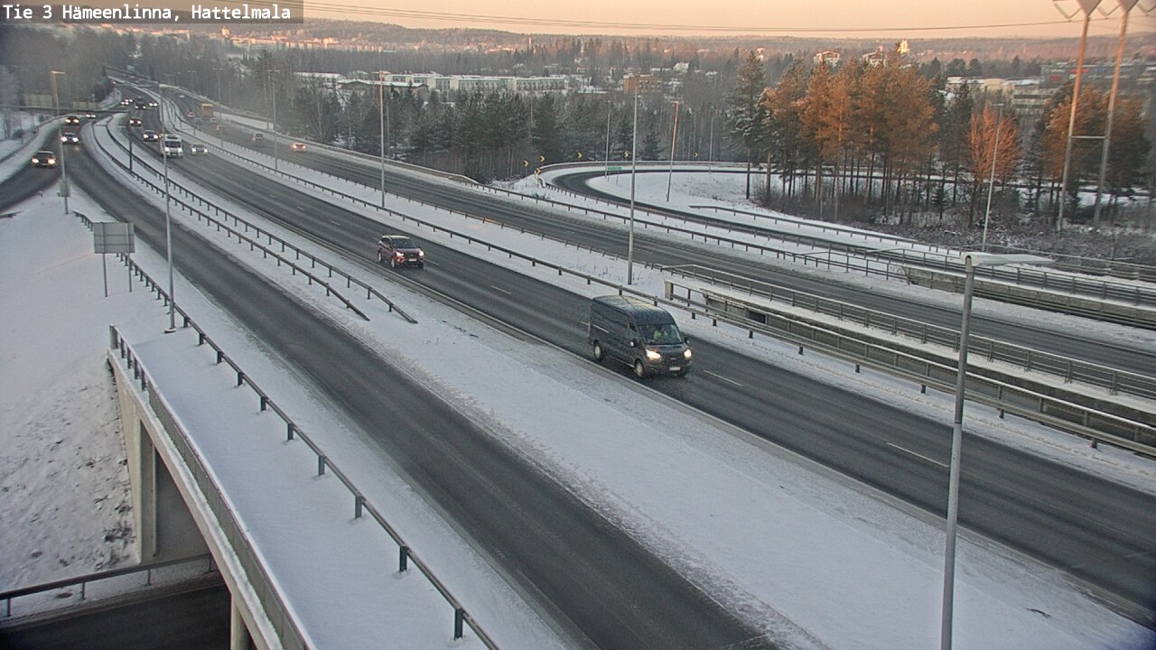 Weather Camera Image Road 3 Hämeenlinna, Hattelmala, Hämeenlinna, Kanta-Häme