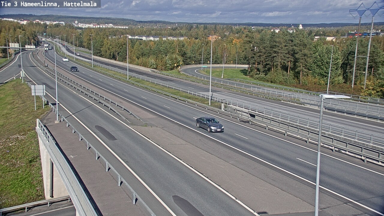 Weather Camera Image Väg 3 Tavastehus, Hattelmala, Hämeenlinna, Kanta-Häme