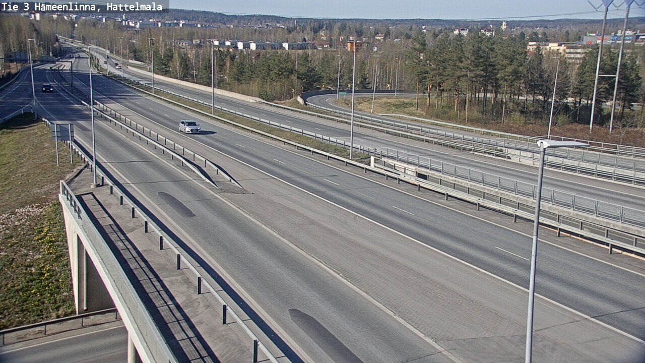 Weather Camera Image Road 3 Hämeenlinna, Hattelmala, Hämeenlinna, Kanta-Häme