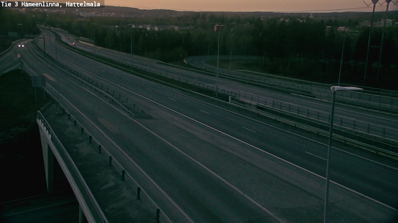 Weather Camera Image Road 3 Hämeenlinna, Hattelmala, Hämeenlinna, Kanta-Häme