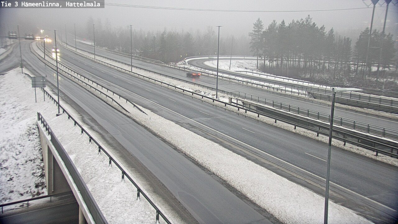 Weather Camera Image Väg 3 Tavastehus, Hattelmala, Hämeenlinna, Kanta-Häme