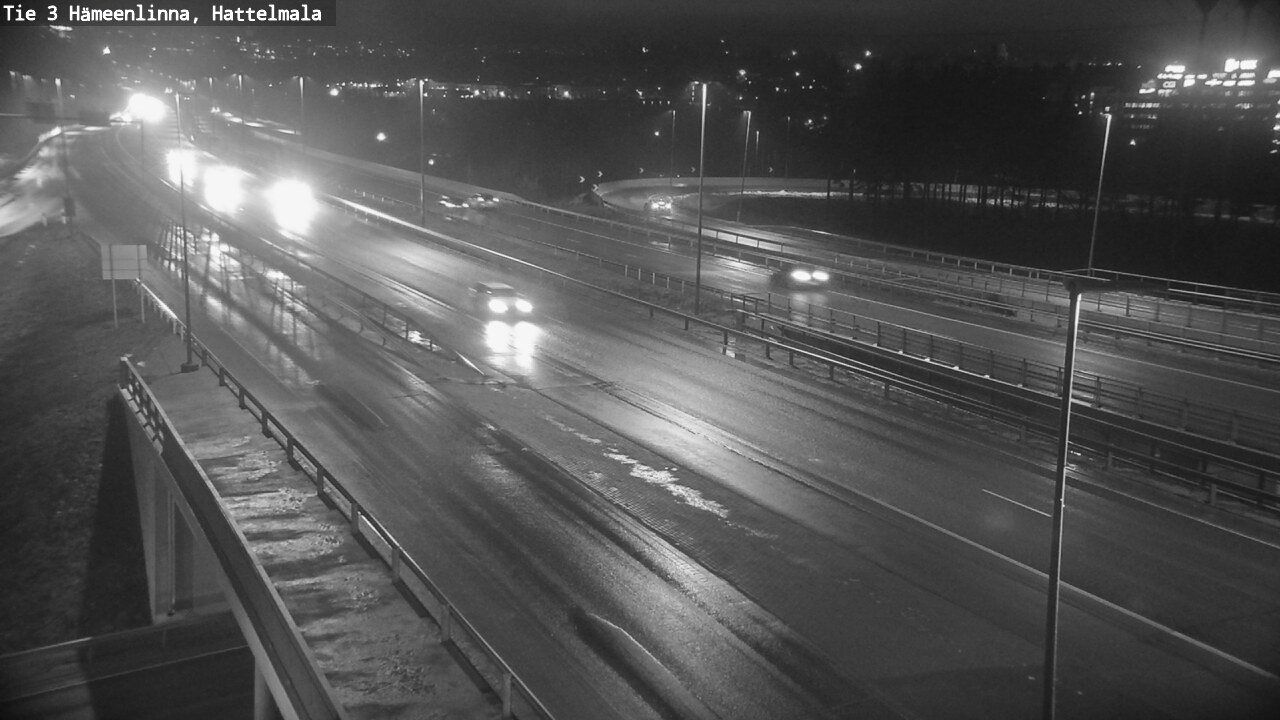 Weather Camera Image Road 3 Hämeenlinna, Hattelmala, Hämeenlinna, Kanta-Häme