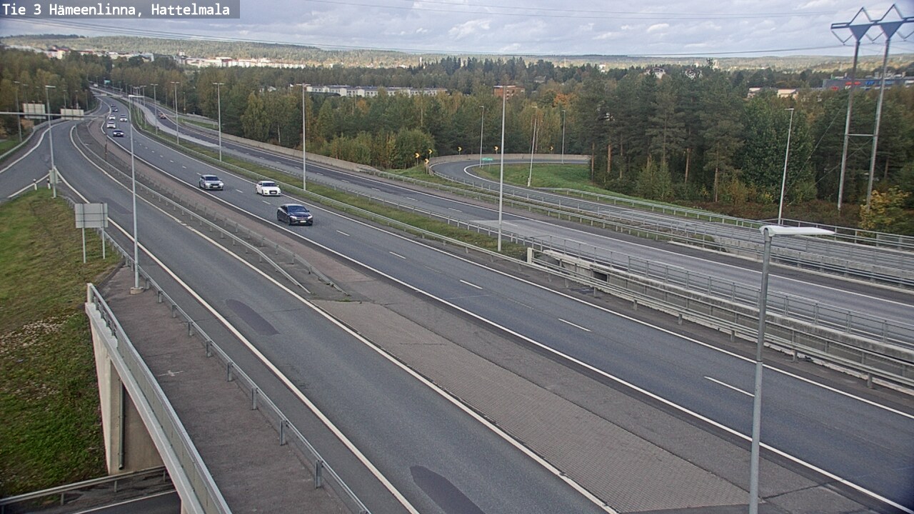 Weather Camera Image Väg 3 Tavastehus, Hattelmala, Hämeenlinna, Kanta-Häme