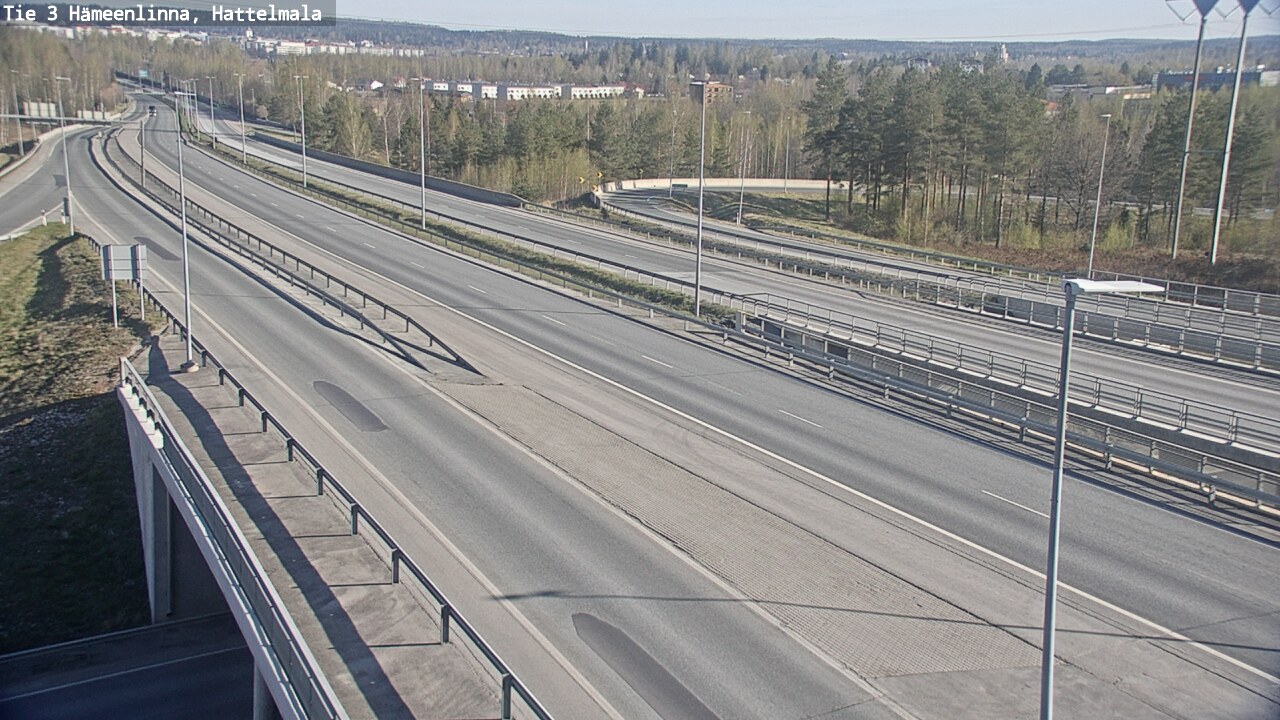 Kelikamerat Kuva Tie 3 Hämeenlinna, Hattelmala, Hämeenlinna, Kanta-Häme