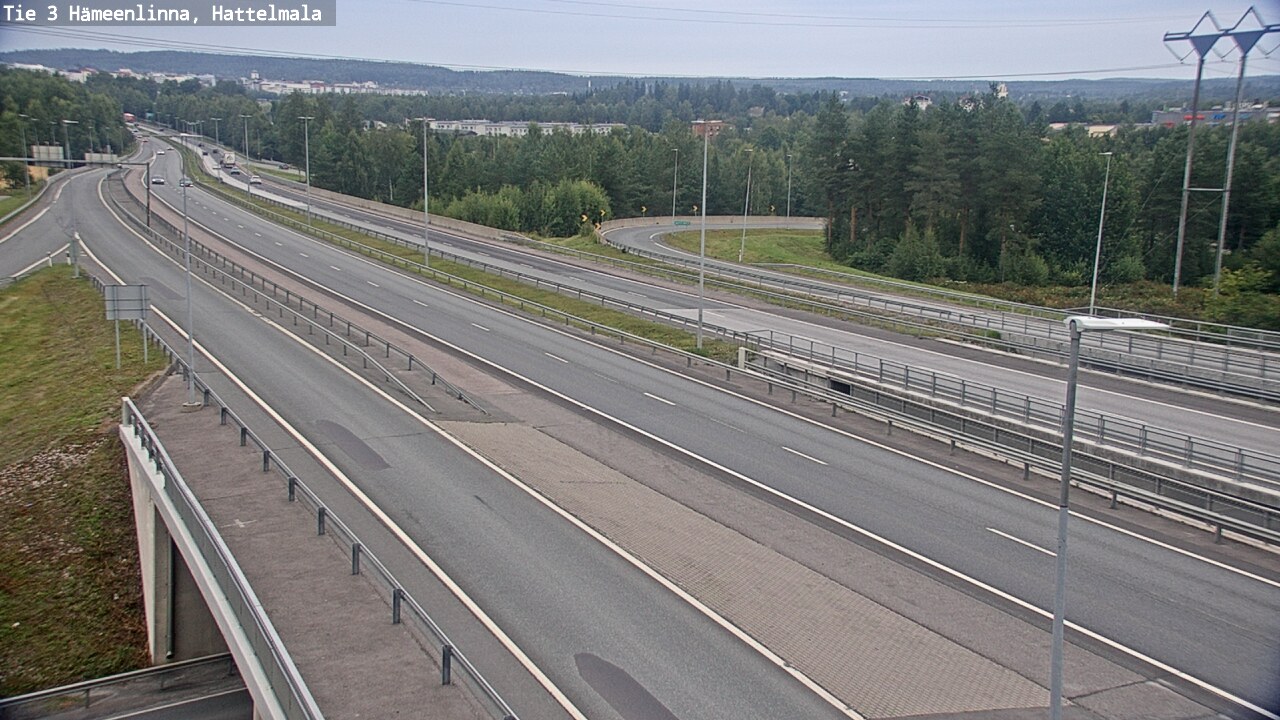 Weather Camera Image Road 3 Hämeenlinna, Hattelmala, Hämeenlinna, Kanta-Häme