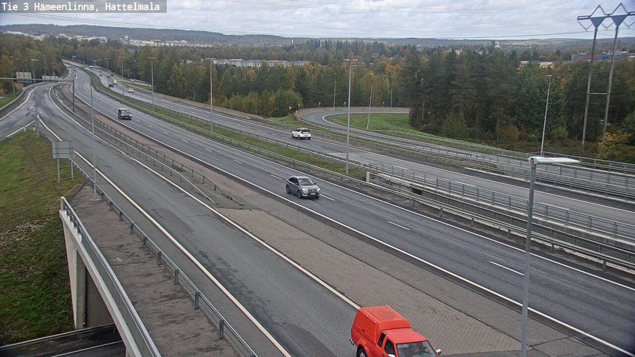 Weather Camera Image Väg 3 Tavastehus, Hattelmala, Hämeenlinna, Kanta-Häme