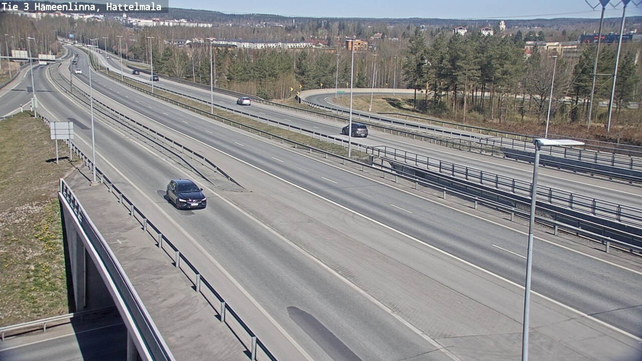 Weather Camera Image Road 3 Hämeenlinna, Hattelmala, Hämeenlinna, Kanta-Häme