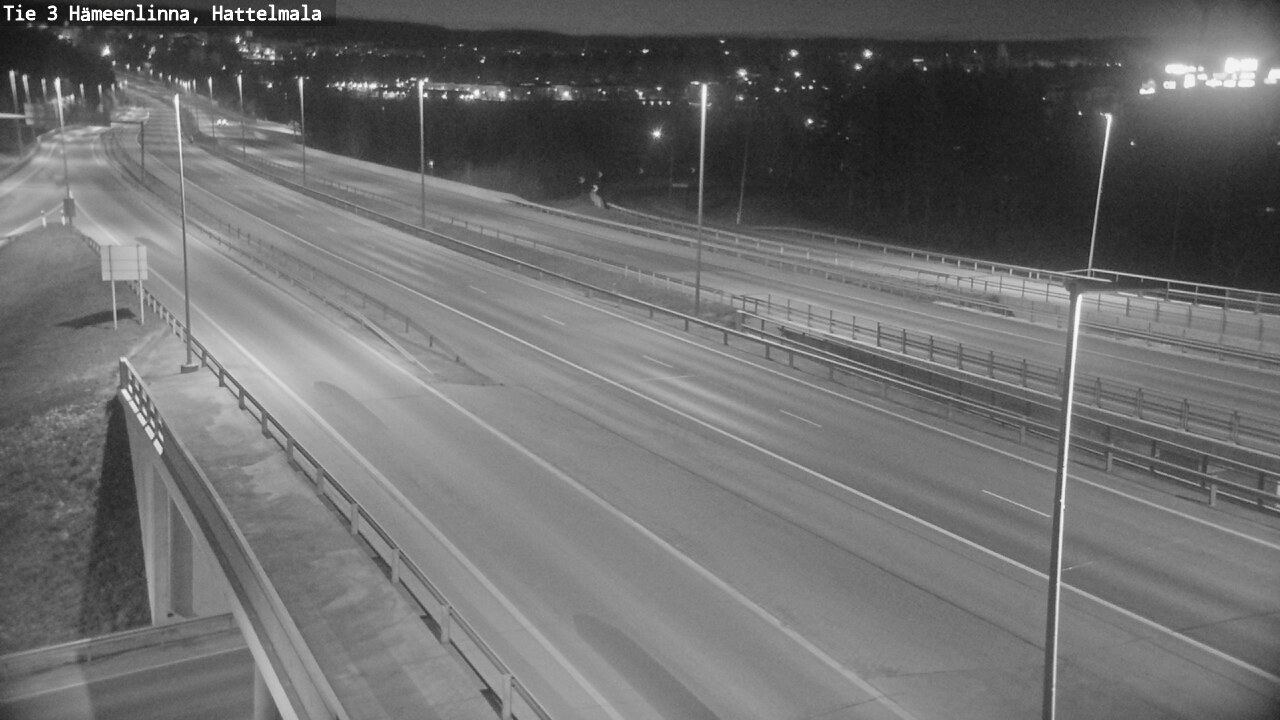 Weather Camera Image Road 3 Hämeenlinna, Hattelmala, Hämeenlinna, Kanta-Häme
