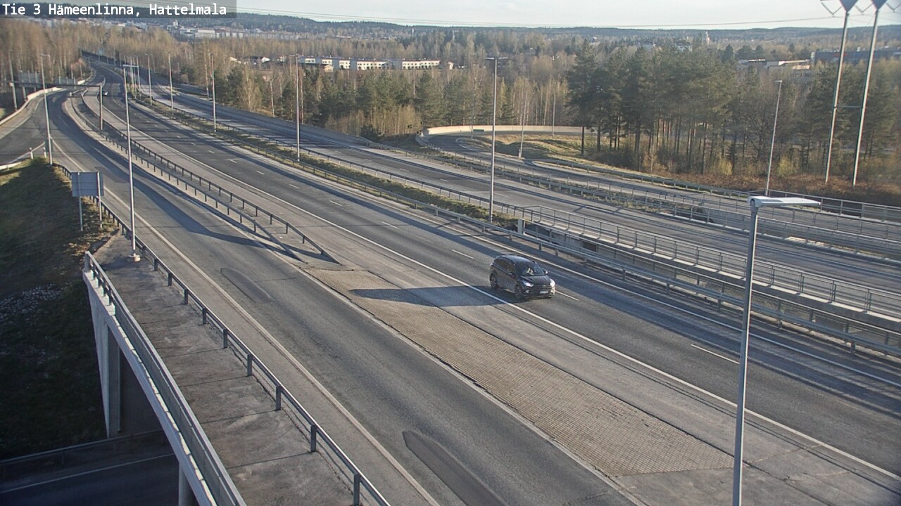 Weather Camera Image Road 3 Hämeenlinna, Hattelmala, Hämeenlinna, Kanta-Häme