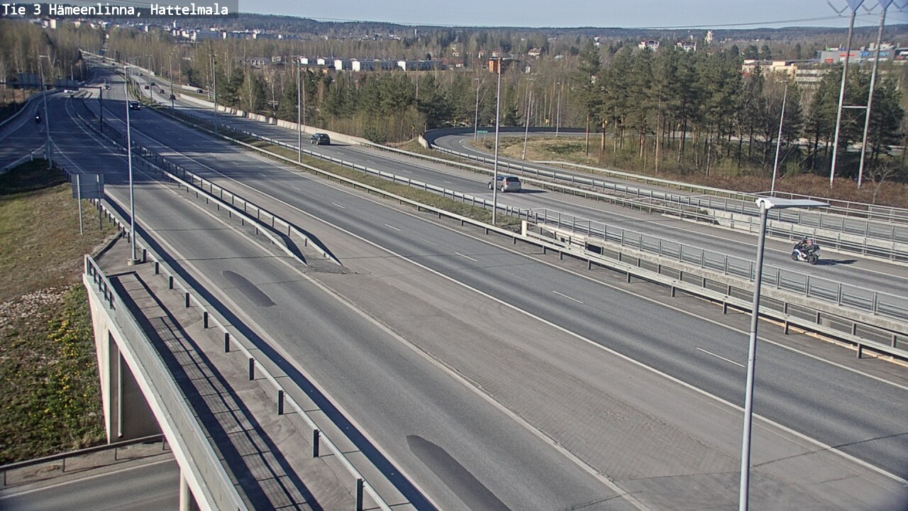 Weather Camera Image Road 3 Hämeenlinna, Hattelmala, Hämeenlinna, Kanta-Häme
