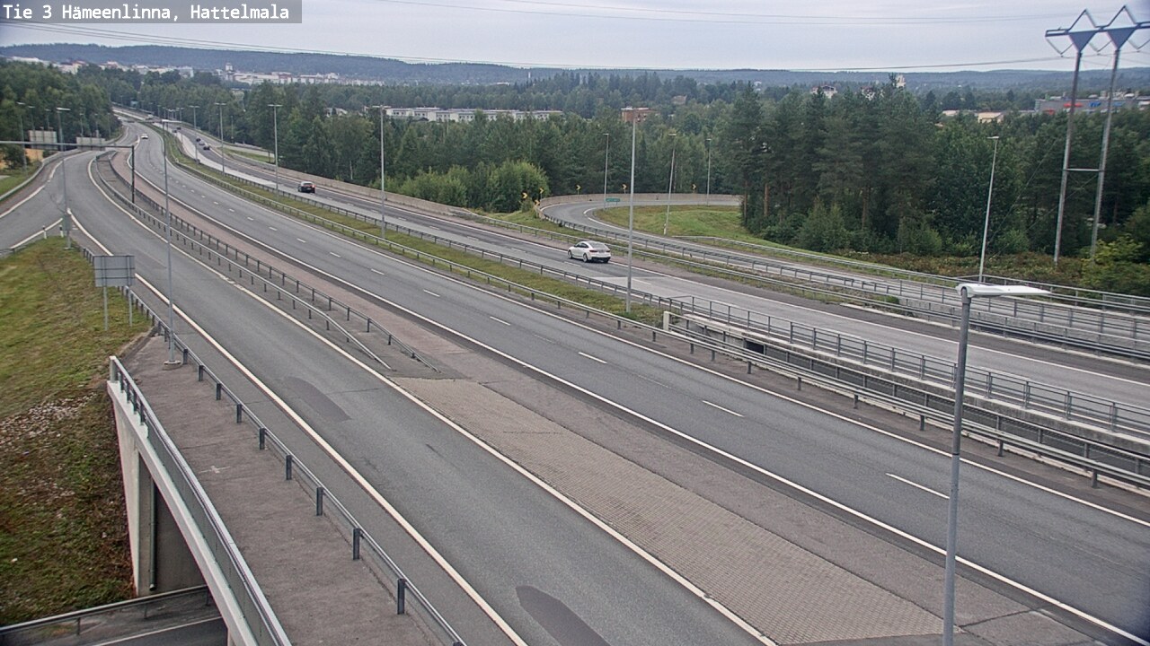 Weather Camera Image Road 3 Hämeenlinna, Hattelmala, Hämeenlinna, Kanta-Häme